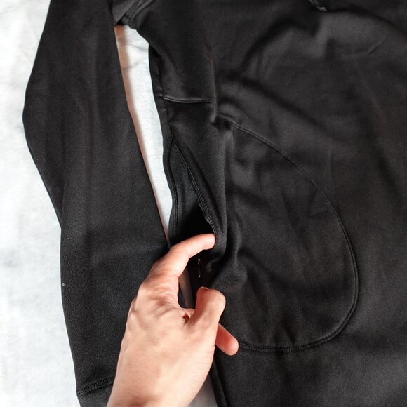 Indyeva Bero IV Pine Womens Pullover Size M Long Tall Fit Fleece Lined Black - Picture 3 of 12